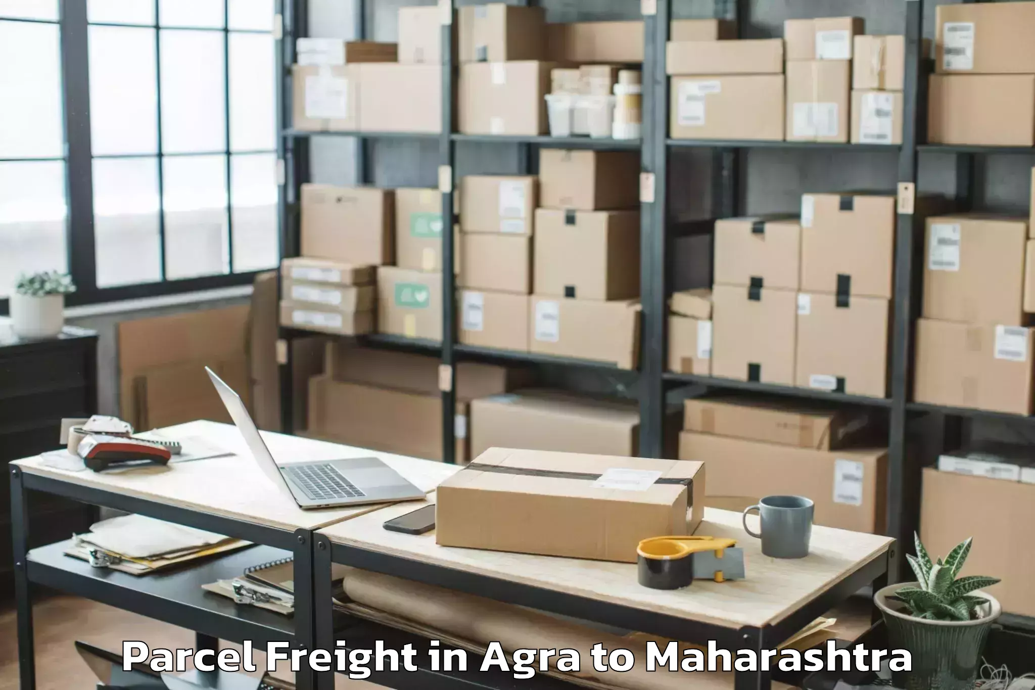 Top Agra to Naigaon Parcel Freight Available